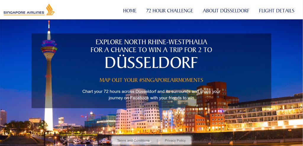 Singapore Airlines, A nine-month digital campaign for lesser-known direct destinations.