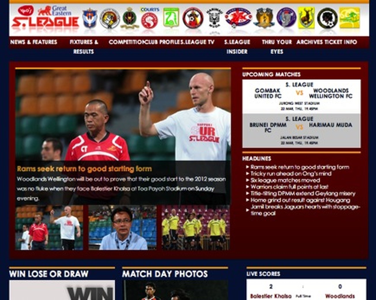 S.League cover